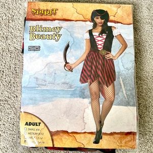 Womens Adult Pirate Blimey Beauty Costume Size XL